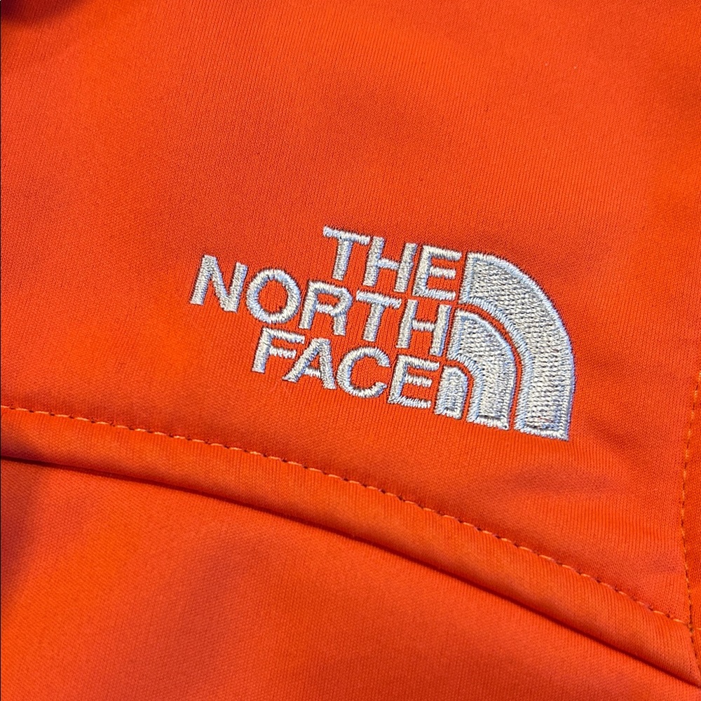The North Face Summit Series Windstopper Softshell Jacket Orange Fleece Lined XS - Picture 2 of 12